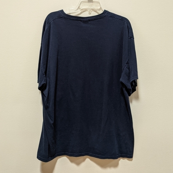 Gildan Men's Navy Sarcastic Funny Short Sleeve Graphic Tee Size XL - Picture 4 of 4